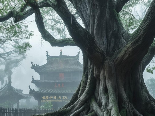 重庆阴宅旁边的树的讲究,风水禁忌与现实考量,阴宅旁树木的千年讲究