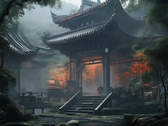 阴宅旁边有路好不好,阴阳交汇处的人间道场—论阴宅选址与道路格局的千年对话