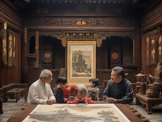 重庆阴宅房份怎么分,阴宅房份的分配智慧，千年宗族伦理与风水堪舆的交织