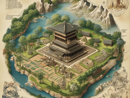 阴宅怎么看风水图,图解阴宅风水，方位格局的千年智慧与现代应用