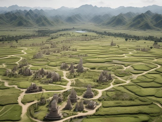 重庆平原怎么看风水墓地图片,平原墓地风水全解析,从地形格局到图片判读的实用指南