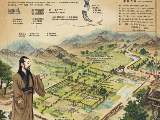 如何看阴宅坟地图解,图解阴宅风水奥秘，从选址布局到地形分析的实践指南