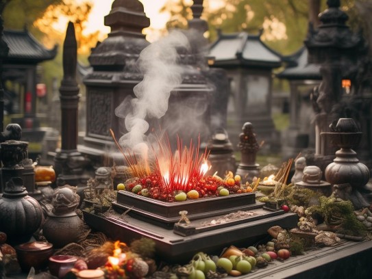 坟上放什么好,坟茔祭祀物品的文化密码，从传统到现代的智慧变迁