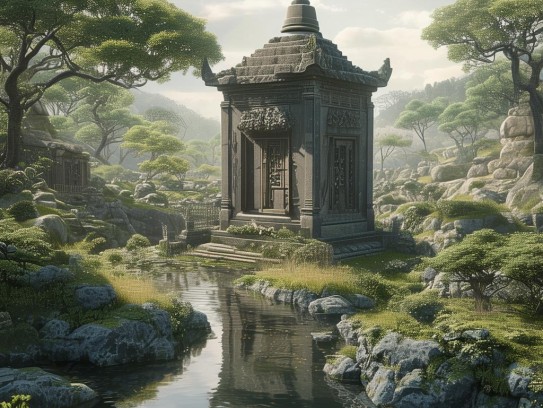 风水坟地八大富贵格局,风水坟地八大富贵格局解析，阴阳平衡与家族兴衰的千年奥秘