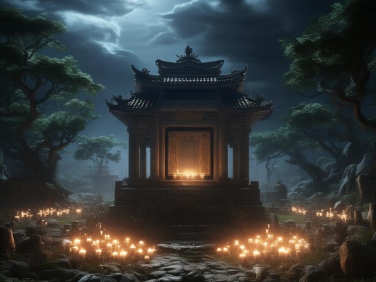 阴宅风水对子孙后代的影响有哪些,阴阳道场里的科学烛照，阴宅风水背后的代际互动密码