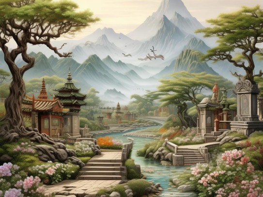 阴宅风水好的兆头图片,解读阴宅风水吉相的10大视觉暗示，从山脉到草木的祥瑞密码