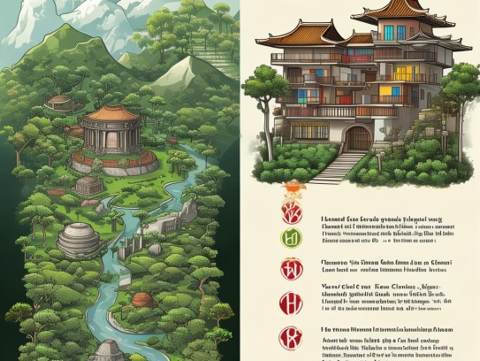 阴宅风水与阳宅风水的区别图解大全,阴宅风水与阳宅风水的区别图解大全，布局原则、实践应用与传统文化解读