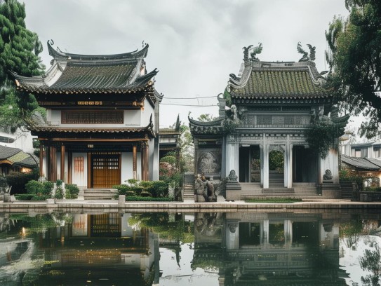 阳宅和阴宅风水哪个重要,阳宅与阴宅风水，生者根基与逝者庇佑的终极追问