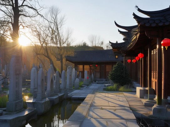 阴宅跟阳宅同一个朝向可以吗,阴阳同向，阴宅与阳宅朝向的风水学辩证