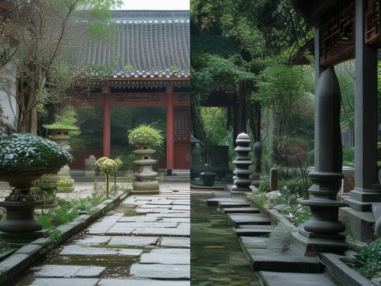 阴宅与阳宅区别是什么,阴宅与阳宅，生者居所与逝者归宿的文化辨析