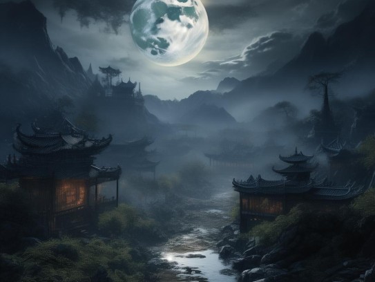 阴宅开门方向图,阴宅开门风水图鉴，方位抉择中的生死哲学与地理密码