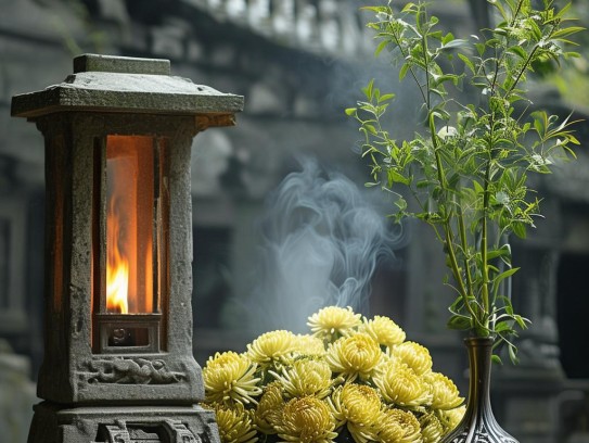 阴宅门口摆放什么好呢,阴阳调和与自然之道，阴宅门口物品摆放的传统智慧与现代解读