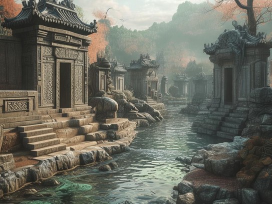 墓向墓流清富贵,陵墓方位之谜，从墓向墓流清富贵看千年风水信仰的兴衰