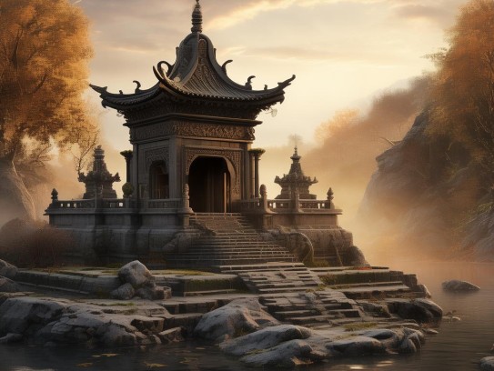 墓向水法,堪舆千年，揭秘中国古代墓向水法的天地奥秘