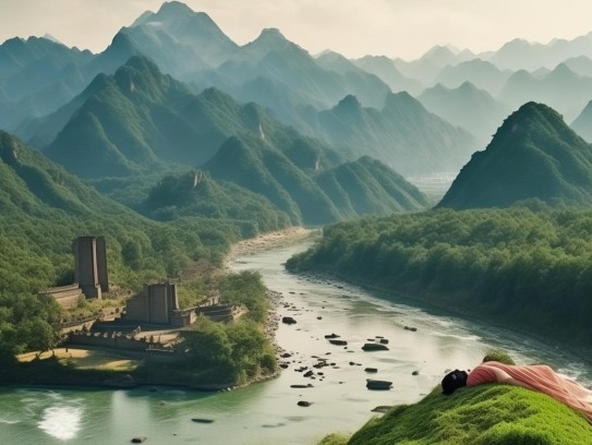 头枕南山脚踏渭河,头枕南山脚踏渭河，在秦岭北麓寻访华夏文明的精神坐标