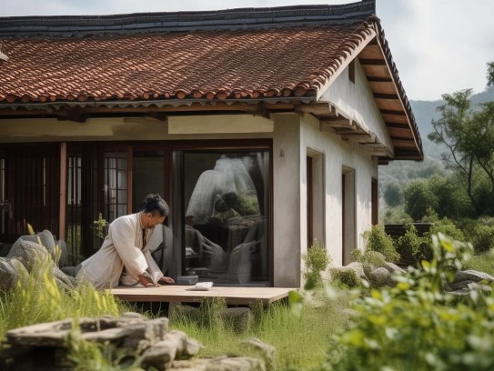 找风水大师看住宅风水农村房子,村落自建房的气场密码，一位风水师的现代民居观察手记
