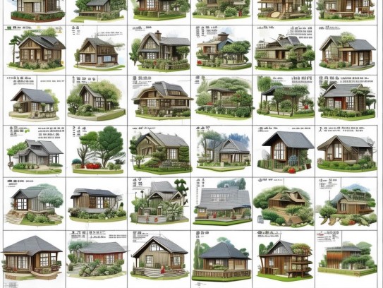 重庆农村住宅风水图解100例布局,农村住宅风水图解全集,100例布局详解与实战指南