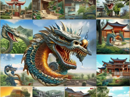 重庆农村住宅风水图解100例龙头怎么讲?农村住宅风水图解100例,龙头布局的千年智慧与科学解读