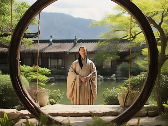 重庆风水大师看宅子说要放个圆镜是啥意思,圆镜悬宅，风水大师揭秘家宅布局中隐藏的宇宙玄机