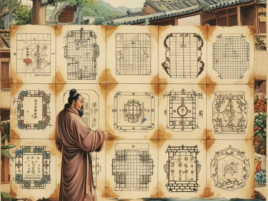 重庆看阳宅的八个口诀图片大全,阳宅风水入门必知,图解八大选址布局口诀与实战技巧