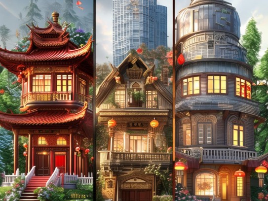 五种房子最旺子孙,五类吉宅代代兴，揭秘最旺子孙的居住格局