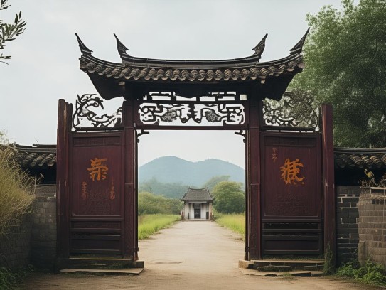 重庆农村大门风水5大忌门对门,农村大门风水5大忌之首,门对门引发的风水危机与文化反思