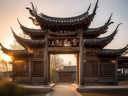 重庆农村大门朝向哪个方位最好,农村建房大门朝向的千年智慧,传统文化与现代生活的空间对话