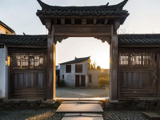 大门三不对的风水禁忌 农村吉宅顺口溜,农村吉宅顺口溜里的风水智慧，解读大门三不对的千年禁忌