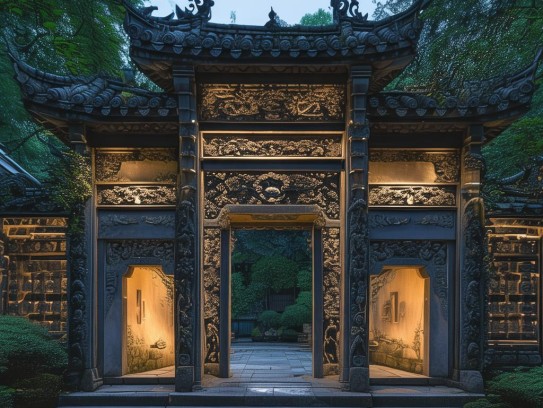 大门三不对大门风水,千年风水禁忌揭秘，大门三不对背后的空间哲学