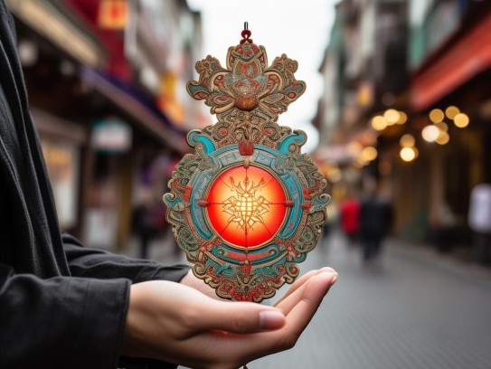 天官赐福可以佩戴吗,天官赐福能否贴身佩戴？民俗信仰与当代生活的文化碰撞