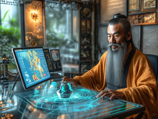风水大师在线解答图片,当周易智慧遇上AI科技，线上图片风水咨询如何重构现代人居环境？