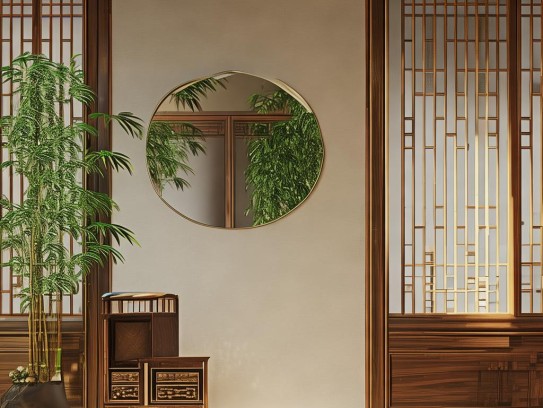 用圆镜还是方镜，风水学中的镜像选择与空间布局,用圆镜还是方镜 风水
