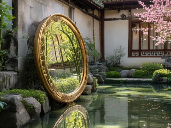 圆镜放在哪最旺风水？揭秘风水学中的完美布局,圆镜放在哪最旺风水