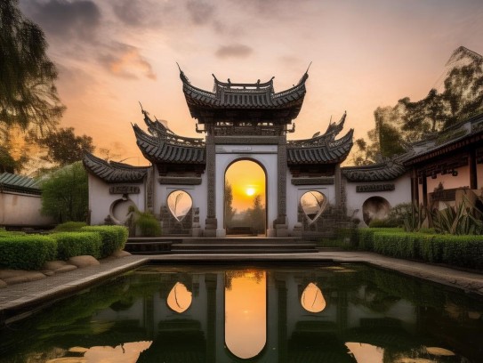 重庆农村院子门朝西的风水学意义,农村院子门朝西风水