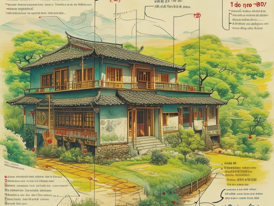 重庆最佳农村住宅风水图解与禁忌指南,最佳农村住宅风水图解 禁忌