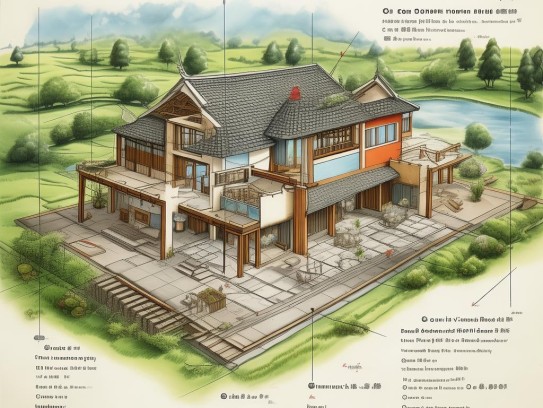 农村住宅风水图解大全与布局指南,农村住宅风水图解大全 布局