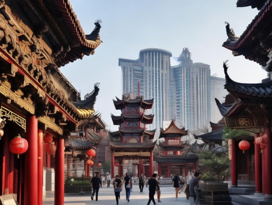 重庆成都天府广场风水布局，古韵今风交相辉映的都市建筑奇观,成都天府广场风水布局