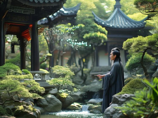 风水大师看风水专业术语怎么说—探秘中式建筑与传统智慧的融合,风水大师看风水专业术语怎么说